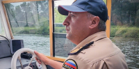 Водный патруль на Москве-реке близ Бронниц заботится о безопасности рыбаков и отдыхающих - Regions.Ru