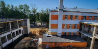 На стройке нового корпуса лицея в Бронницах приступили к возведению третьего этажа - Regions.Ru